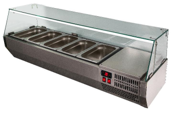 Витрина настольная Polair VTi2v-G (1-4) для ингредиентов